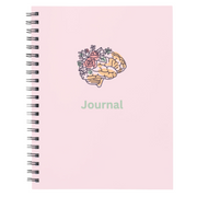 Mindful Bloom Journal – Spiral Hardcover with Metal Coil